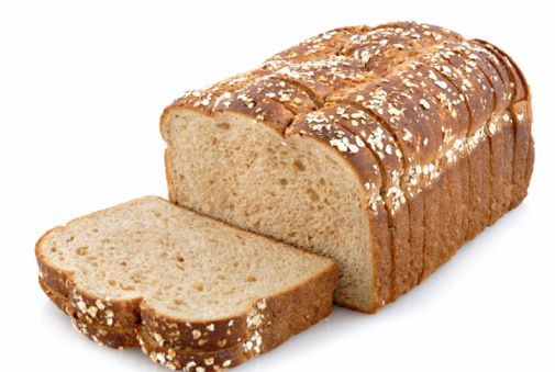 Figure 3. Whole-grain bread is a food that usually contains both whole grains and refined grains. Always check the nutrition label to learn about the ingredients in your food.