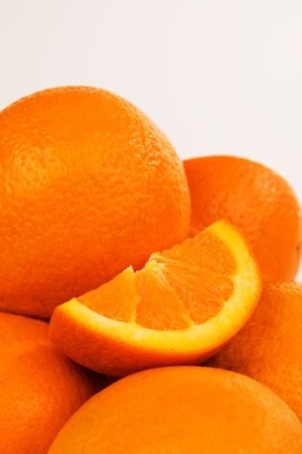 Figure 1. To get more fiber in your diet, eat an orange in the morning instead of drinking orange juice.